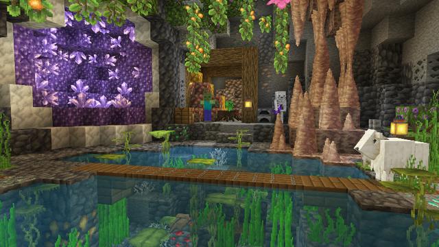 Screenshot of the Minecraft Bedrock Marketplace product CreatorPack created by CreatorLabs.