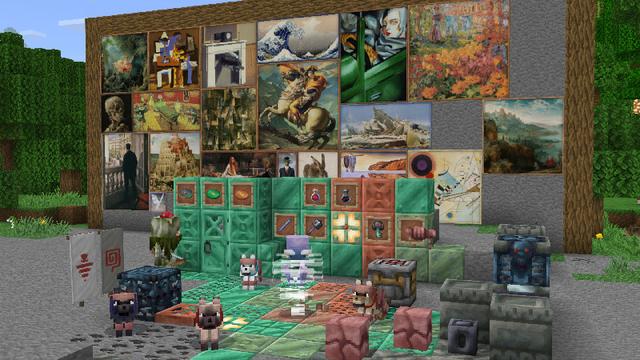 Screenshot of the Minecraft Bedrock Marketplace product CreatorPack created by CreatorLabs.