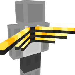 Thumbnail of the Minecraft Bedrock Marketplace product Orange Power Wings created by CreatorLabs.