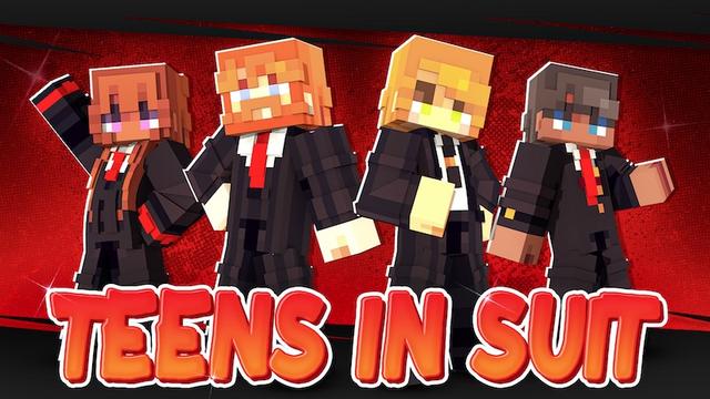 Thumbnail of the Minecraft Bedrock Marketplace product TEENS IN SUIT created by CUBE GAMES.