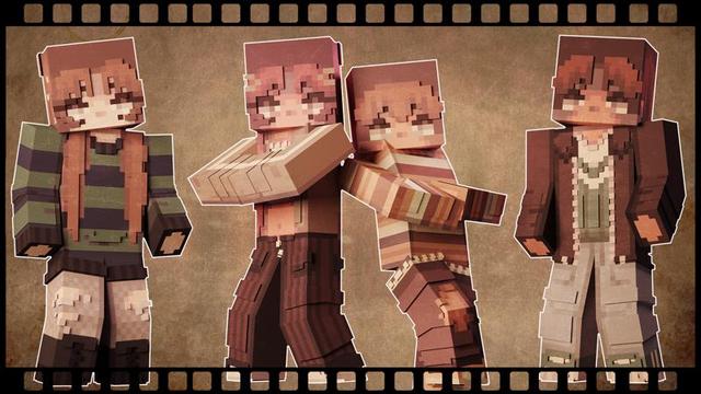 Thumbnail of the Minecraft Bedrock Marketplace product 90s Fashion Teens created by CubeCraft Games.