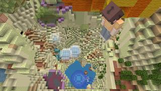 Screenshot of the Minecraft Bedrock Marketplace product Animated Dropper created by CubeCraft Games.