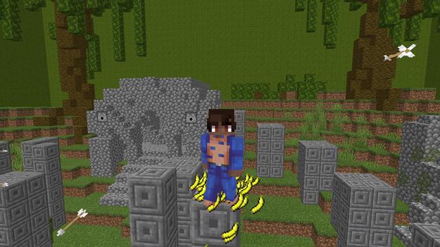 Screenshot of the Minecraft Bedrock Marketplace product Animated Parkour created by CubeCraft Games.