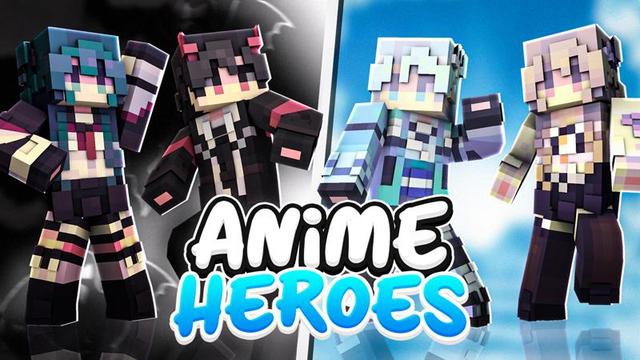 Thumbnail of the Minecraft Bedrock Marketplace product Anime Heroes created by CubeCraft Games.