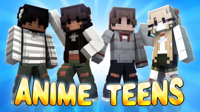 Thumbnail of the Minecraft Bedrock Marketplace product Anime Teens created by CubeCraft Games.