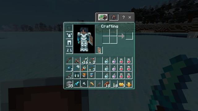 Screenshot of the Minecraft Bedrock Marketplace product BAM PVP created by CubeCraft Games.