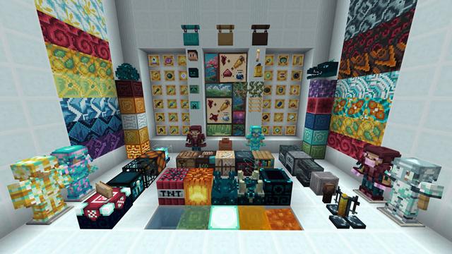 Screenshot of the Minecraft Bedrock Marketplace product BAM PVP created by CubeCraft Games.
