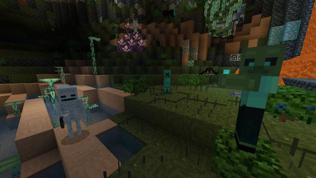 Screenshot of the Minecraft Bedrock Marketplace product BAM PVP created by CubeCraft Games.