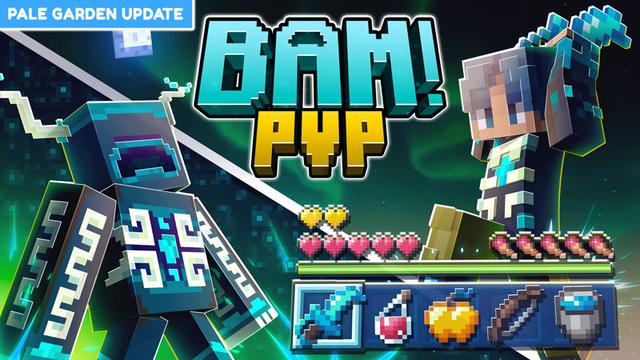 Thumbnail of the Minecraft Bedrock Marketplace product BAM PVP created by CubeCraft Games.