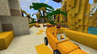 Screenshot of the Minecraft Bedrock Marketplace product Bananas created by CubeCraft Games.
