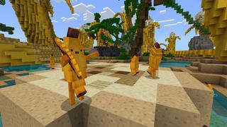 Screenshot of the Minecraft Bedrock Marketplace product Bananas created by CubeCraft Games.