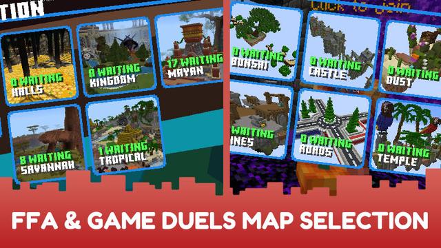 Screenshot of the Minecraft Bedrock Marketplace product Battle Arena - 90 Day Pass created by CubeCraft Games.
