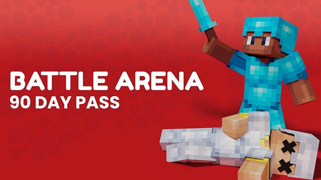 Thumbnail of the Minecraft Bedrock Marketplace product Battle Arena - 90 Day Pass created by CubeCraft Games.