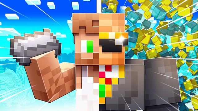 Thumbnail of the Minecraft Bedrock Marketplace product Becoming Billionaire created by CubeCraft Games.