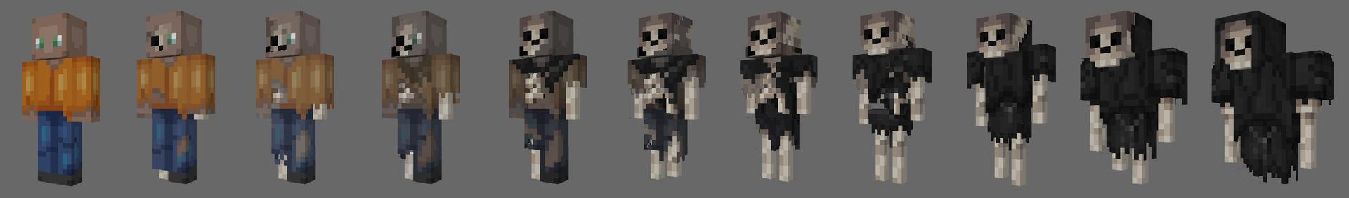 Panorama of the Minecraft Bedrock Marketplace product Becoming Death created by CubeCraft Games.