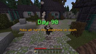 Screenshot of the Minecraft Bedrock Marketplace product Becoming Death created by CubeCraft Games.