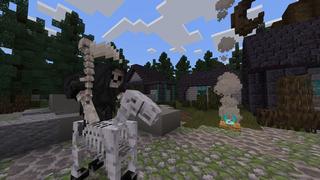 Screenshot of the Minecraft Bedrock Marketplace product Becoming Death created by CubeCraft Games.