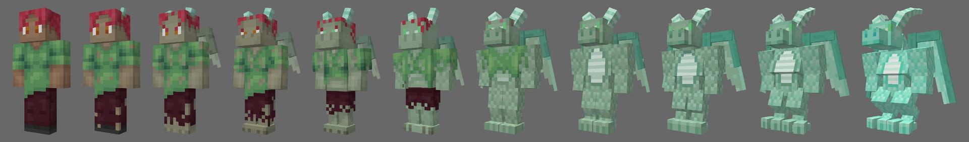 Panorama of the Minecraft Bedrock Marketplace product Becoming Ice Dragon created by CubeCraft Games.