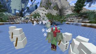 Screenshot of the Minecraft Bedrock Marketplace product Becoming Ice Dragon created by CubeCraft Games.
