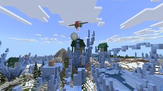 Screenshot of the Minecraft Bedrock Marketplace product Becoming Ice Dragon created by CubeCraft Games.