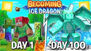 Thumbnail of the Minecraft Bedrock Marketplace product Becoming Ice Dragon created by CubeCraft Games.