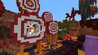 Screenshot of the Minecraft Bedrock Marketplace product Becoming Lava Creeper created by CubeCraft Games.