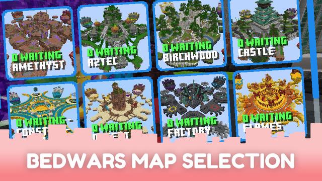 Screenshot of the Minecraft Bedrock Marketplace product BedWars - 90 Day Pass created by CubeCraft Games.