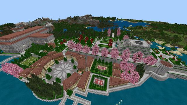 Screenshot of the Minecraft Bedrock Marketplace product Billionaire Resort created by CubeCraft Games.