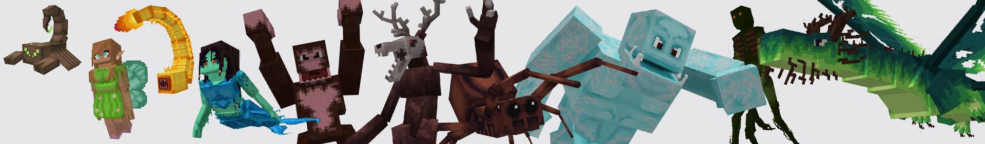 Panorama of the Minecraft Bedrock Marketplace product Biome Monsters created by CubeCraft Games.