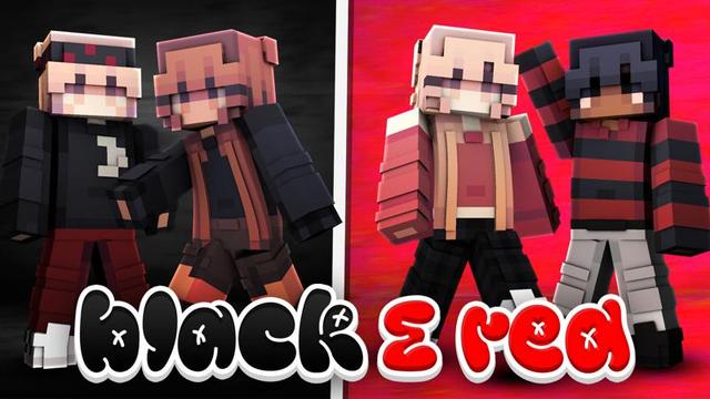 Thumbnail of the Minecraft Bedrock Marketplace product Black & Red created by CubeCraft Games.