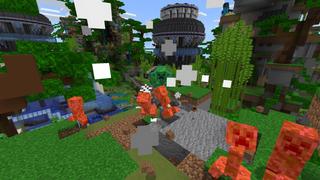 Screenshot of the Minecraft Bedrock Marketplace product Buff Mobs created by CubeCraft Games.