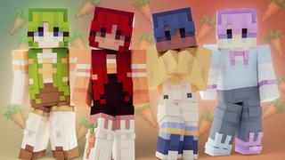 Thumbnail of the Minecraft Bedrock Marketplace product Bunny Teens created by CubeCraft Games.