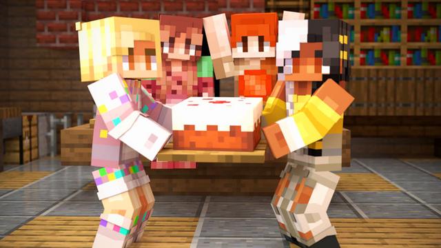 Thumbnail of the Minecraft Bedrock Marketplace product Cake Kids created by CubeCraft Games.