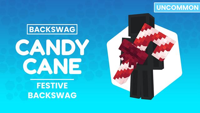 Thumbnail of the Minecraft Bedrock Marketplace product Candy Cane - Backswag created by CubeCraft Games.