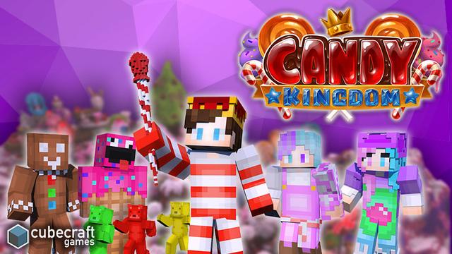 Thumbnail of the Minecraft Bedrock Marketplace product Candy Kingdom (Skin Pack) created by CubeCraft Games.