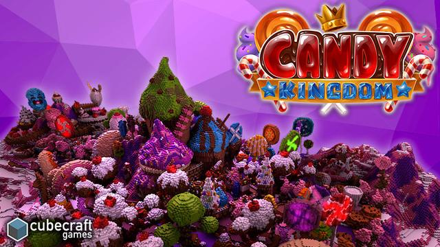 Thumbnail of the Minecraft Bedrock Marketplace product Candy Kingdom (Survival Spawn) created by CubeCraft Games.
