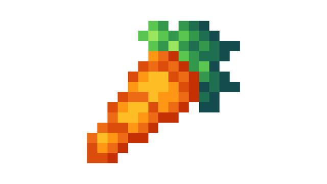 Thumbnail of the Minecraft Bedrock Marketplace product Carrots created by CubeCraft Games.
