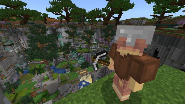 Screenshot of the Minecraft Bedrock Marketplace product Carved City created by CubeCraft Games.