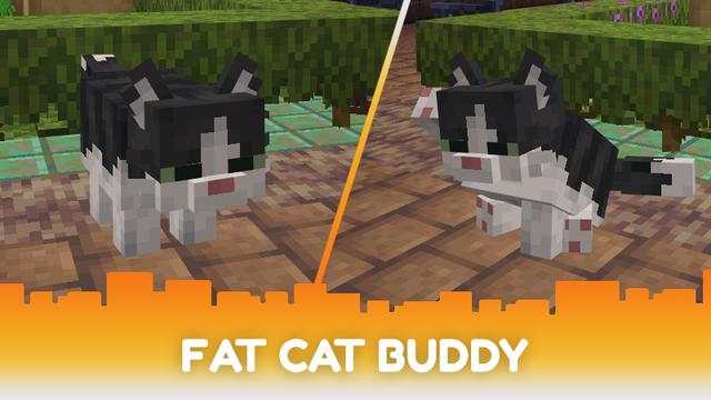 Screenshot of the Minecraft Bedrock Marketplace product Cat Bundle created by CubeCraft Games.