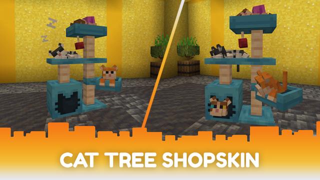 Screenshot of the Minecraft Bedrock Marketplace product Cat Bundle created by CubeCraft Games.