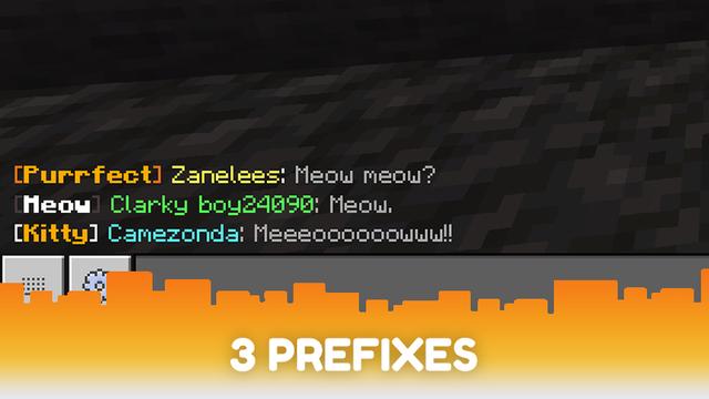 Screenshot of the Minecraft Bedrock Marketplace product Cat Bundle created by CubeCraft Games.