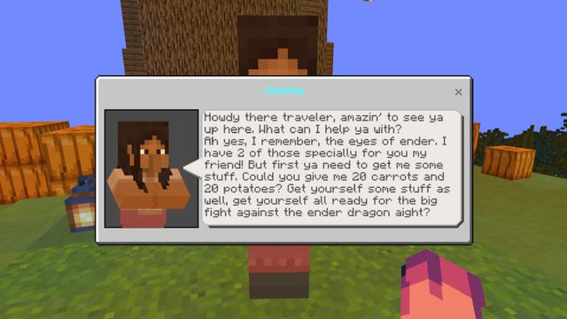 Screenshot of the Minecraft Bedrock Marketplace product Cloud Quest created by CubeCraft Games.