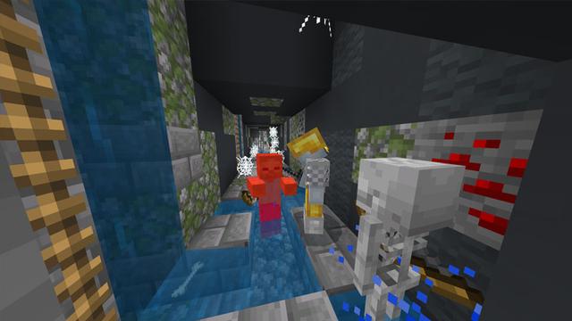 Screenshot of the Minecraft Bedrock Marketplace product Cloud Town created by CubeCraft Games.