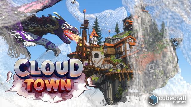 Thumbnail of the Minecraft Bedrock Marketplace product Ciudad Nube created by CubeCraft Games.