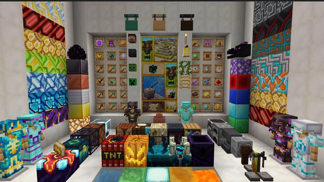 Screenshot of the Minecraft Bedrock Marketplace product Colorful created by CubeCraft Games.