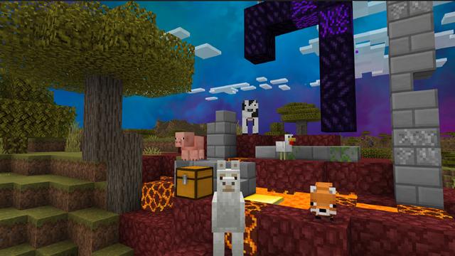 Screenshot of the Minecraft Bedrock Marketplace product Colorful created by CubeCraft Games.