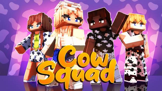 Thumbnail of the Minecraft Bedrock Marketplace product Cow Squad created by CubeCraft Games.