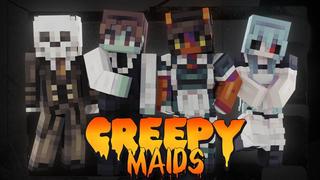 Thumbnail of the Minecraft Bedrock Marketplace product Creepy Maids created by CubeCraft Games.