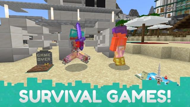 Screenshot of the Minecraft Bedrock Marketplace product CubeCraft created by CubeCraft Games.
