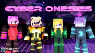 Thumbnail of the Minecraft Bedrock Marketplace product Cyber Onesies created by CubeCraft Games.